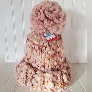 Vince Camuto Chunky Pom Knit Beanie  NWT